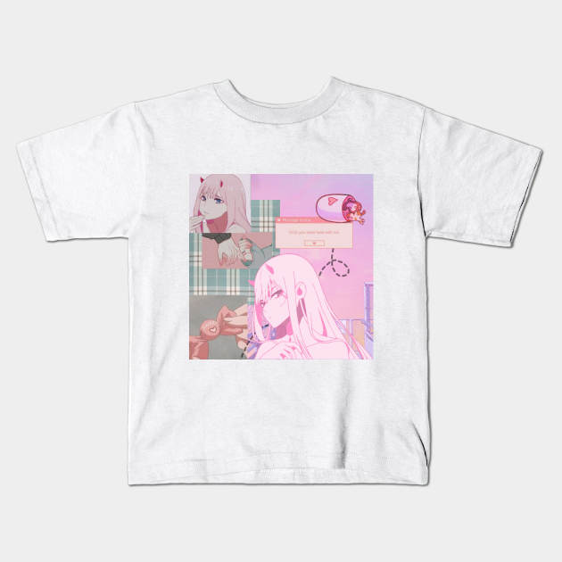 Zero two Kids T-Shirt by Magirasol